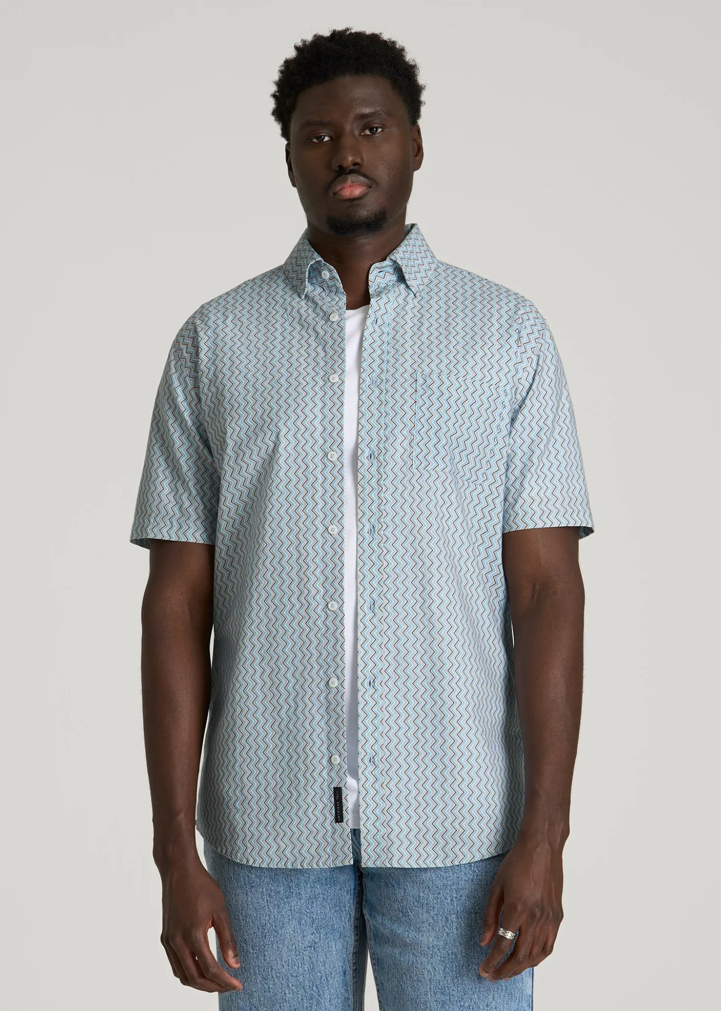 Short Sleeve Shirt for Tall Men