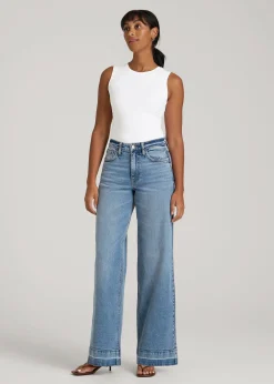 Sleeveless Crewneck Bodysuit for Tall Women