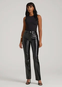 Sleeveless Crewneck Bodysuit for Tall Women