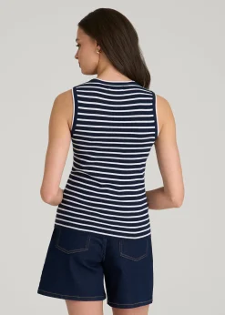 Sleeveless Knit Top for Tall Women