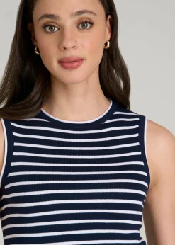 Sleeveless Knit Top for Tall Women