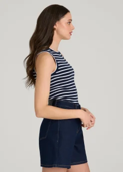 Sleeveless Knit Top for Tall Women