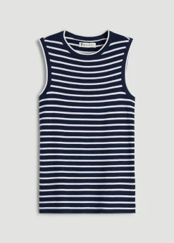 Sleeveless Knit Top for Tall Women