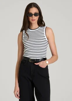 Sleeveless Knit Top for Tall Women