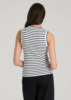 Sleeveless Knit Top for Tall Women