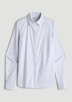 Slim Fit Button Up Shirt for Tall Women