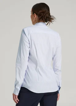 Slim Fit Button Up Shirt for Tall Women