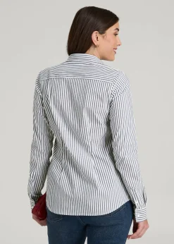 Slim Fit Button Up Shirt for Tall Women