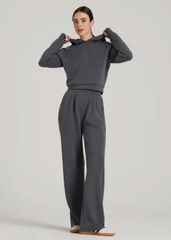 Soft Motion Cropped Zip Up Hoodie for Tall Women