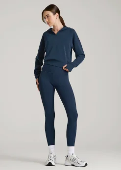 Soft Motion Cropped Zip Up Hoodie for Tall Women