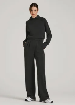 Soft Motion Cropped Zip Up Hoodie for Tall Women
