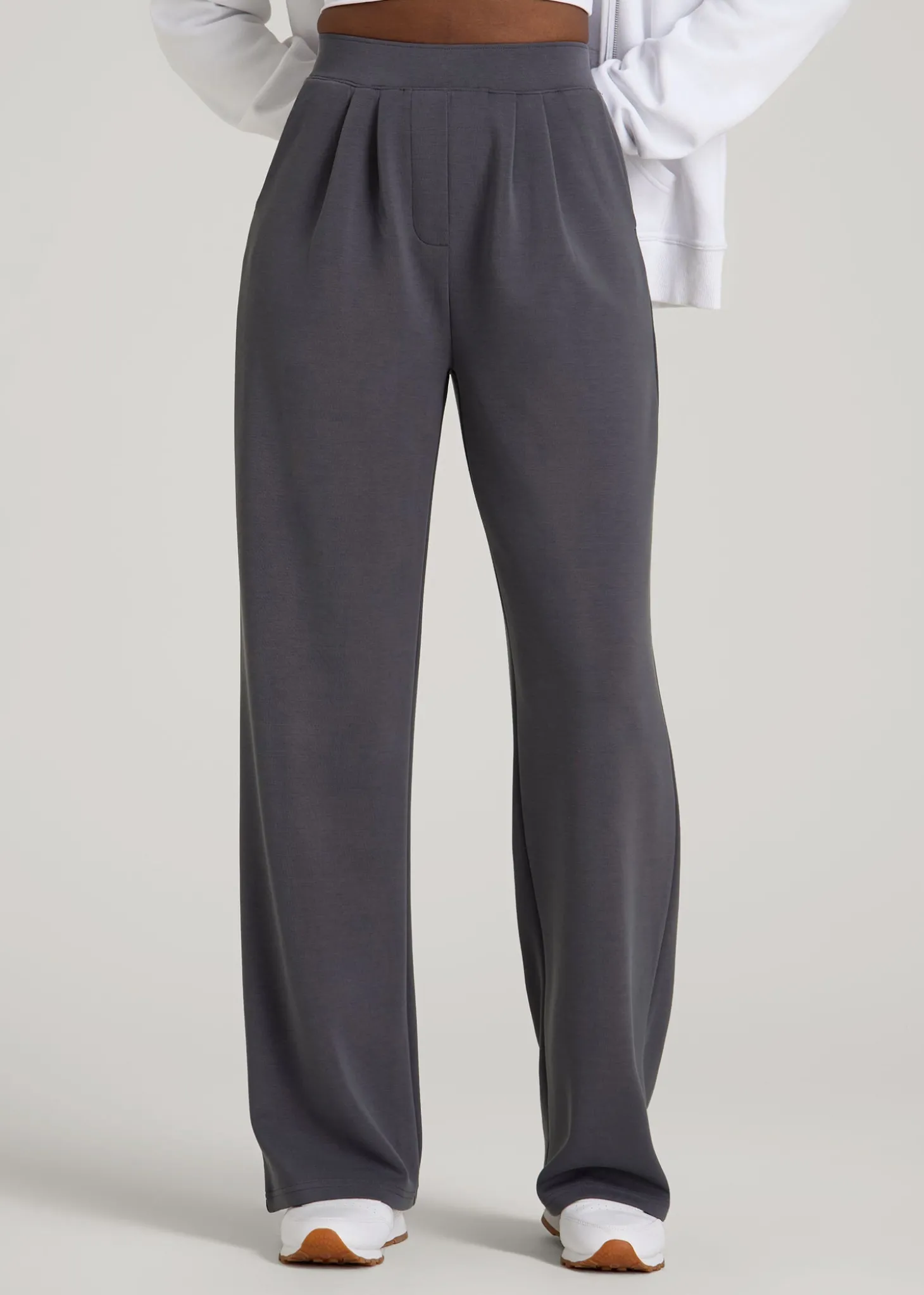 Soft Motion Pleated Wide Leg Pant for Tall Women