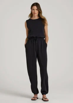 Soft Motion Sleeveless Sweatpant Jumpsuit for Tall Women