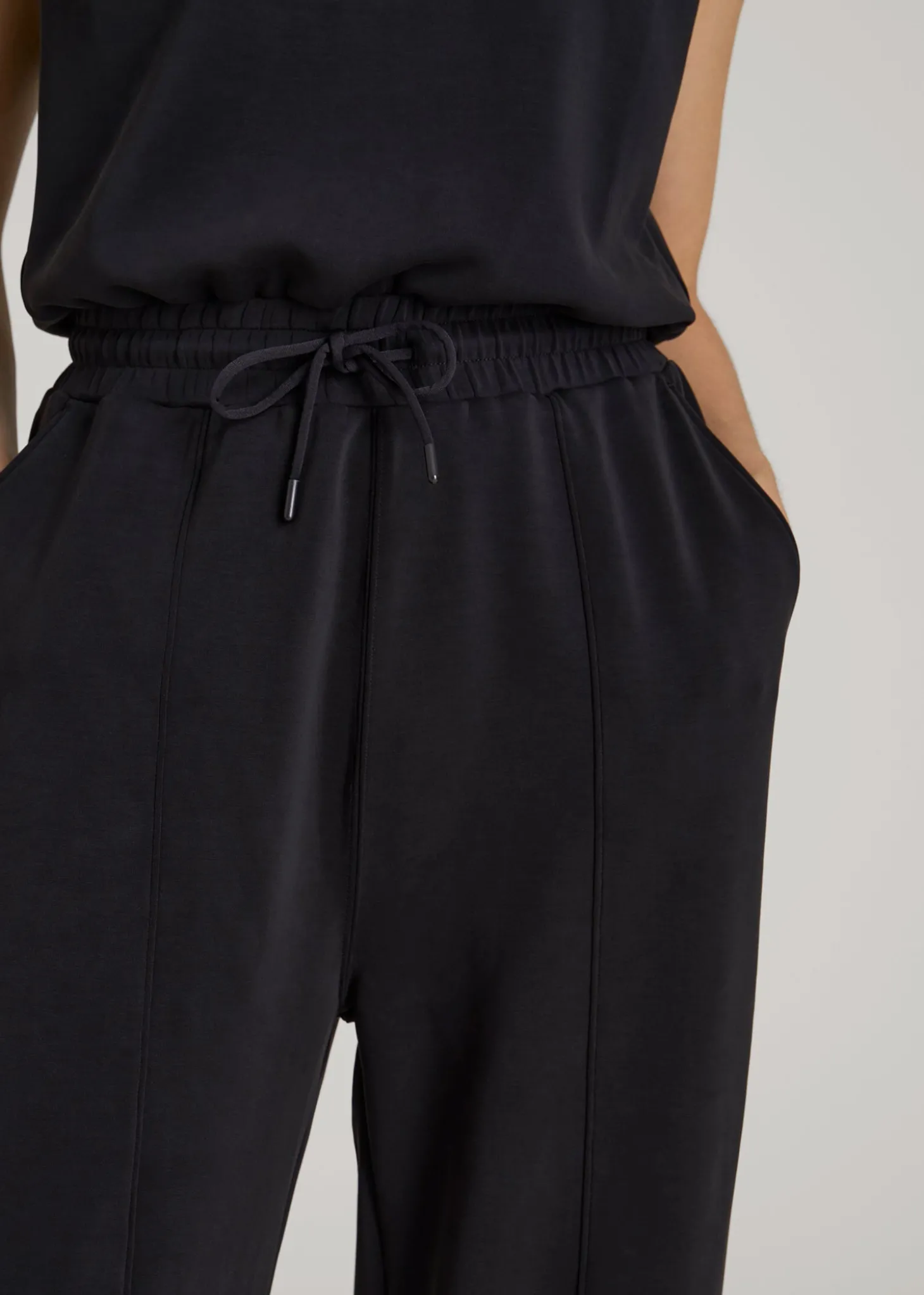 Soft Motion Sleeveless Sweatpant Jumpsuit for Tall Women