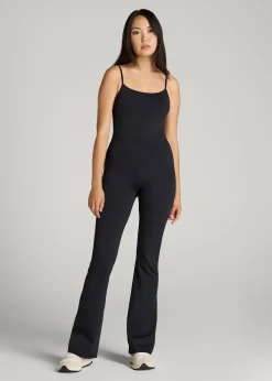 Spaghetti Strap Flare Jumpsuit for Tall Women