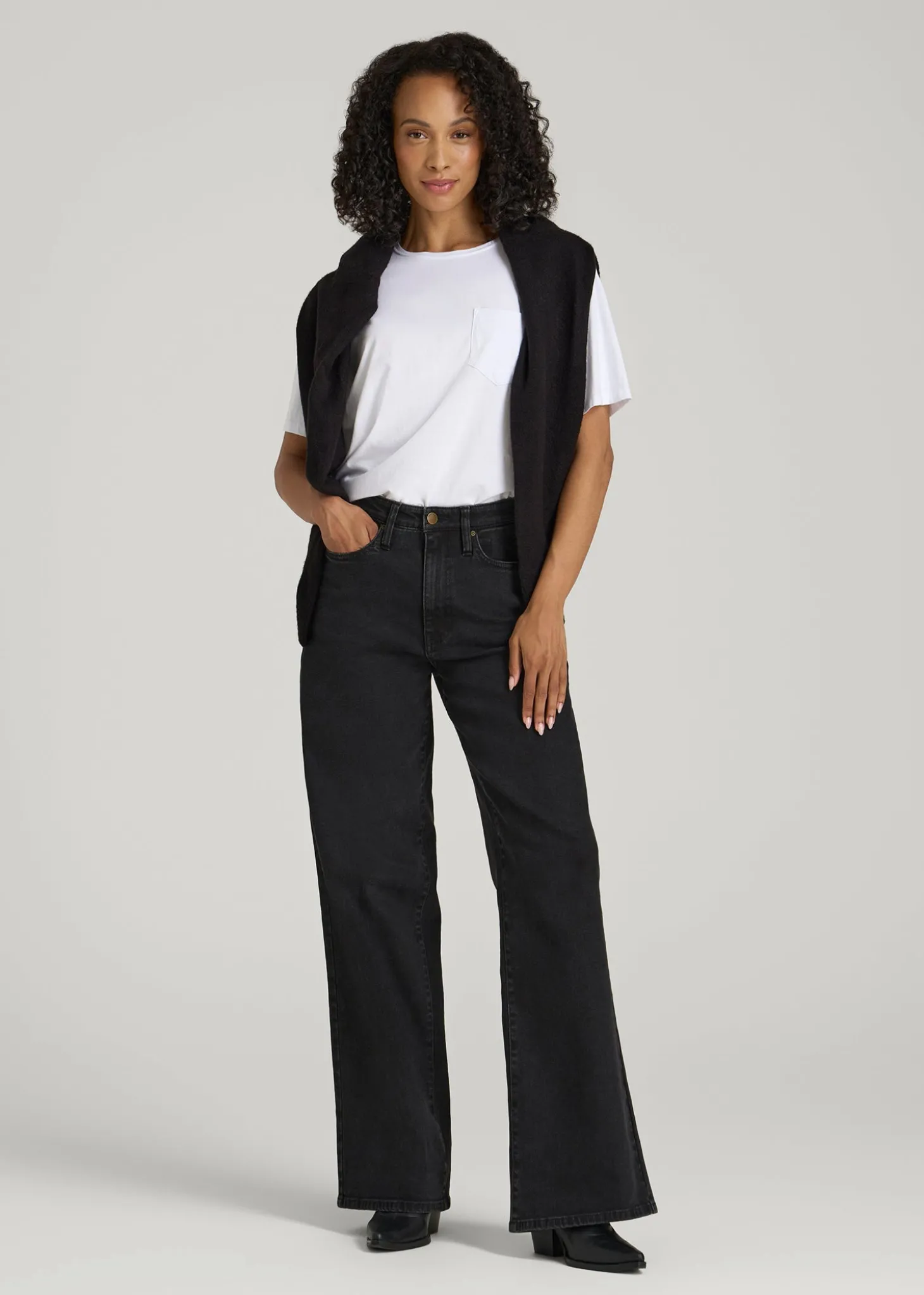 Stevie Wide Leg Jeans for Tall Women