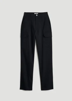 Straight Leg Cargo Chino Pants for Tall Women