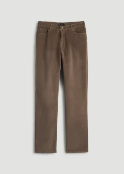 STRAIGHT-LEG Stretch Corduroy Pants for Tall Men