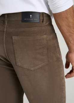 STRAIGHT-LEG Stretch Corduroy Pants for Tall Men