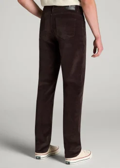 STRAIGHT-LEG Stretch Corduroy Pants for Tall Men