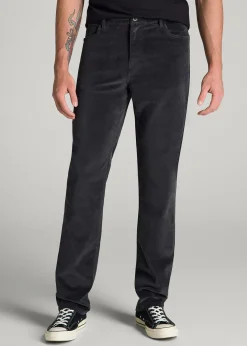 STRAIGHT-LEG Stretch Corduroy Pants for Tall Men