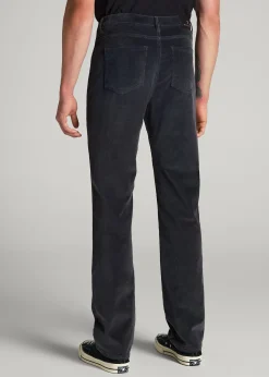 STRAIGHT-LEG Stretch Corduroy Pants for Tall Men