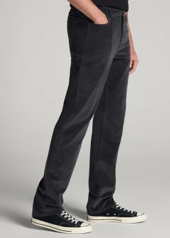 STRAIGHT-LEG Stretch Corduroy Pants for Tall Men