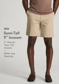 Stretch Commuter Chino Short for Tall Men
