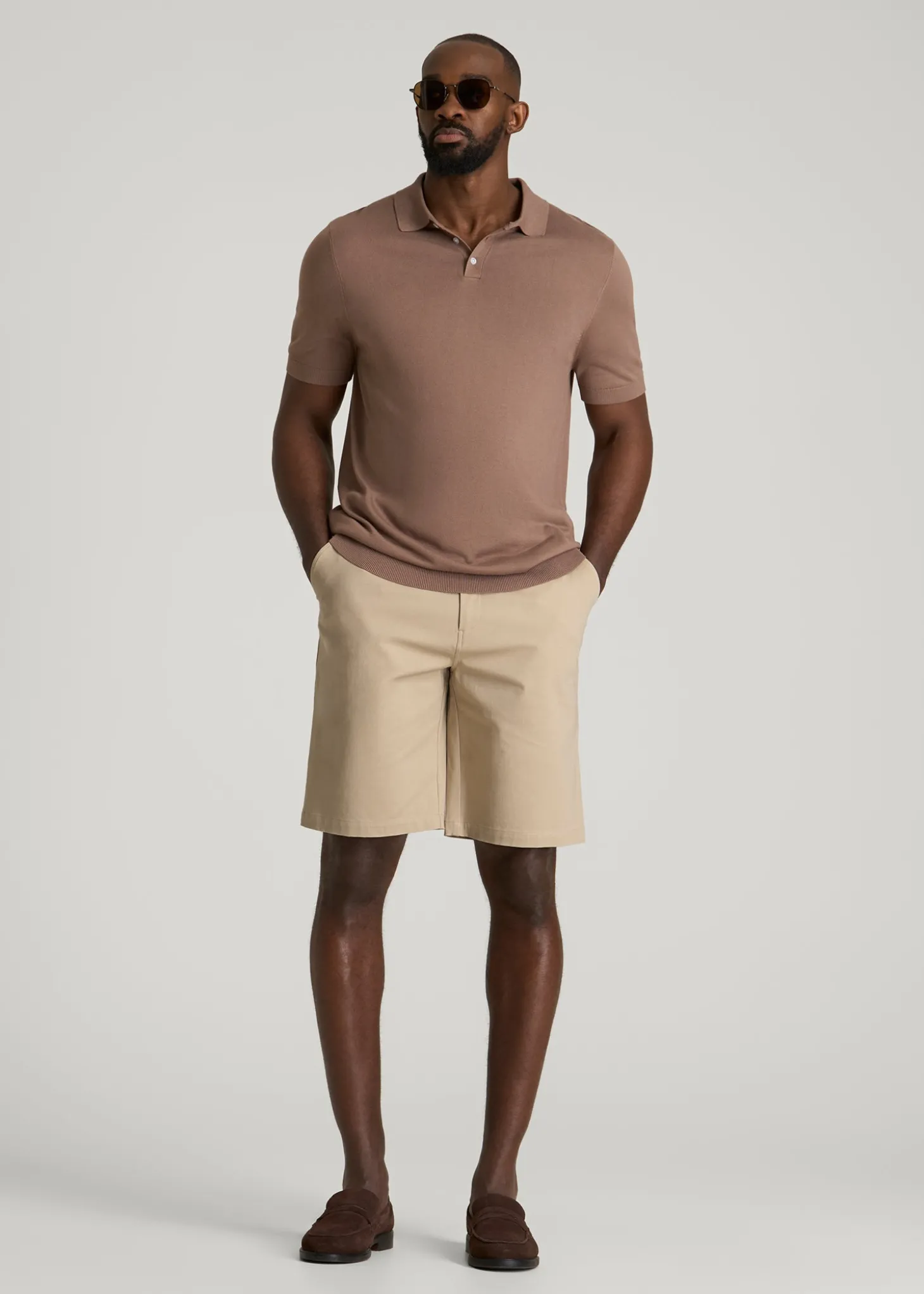 Stretch Commuter Chino Short for Tall Men