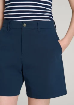 Stretch Commuter Chino Shorts for Tall Women