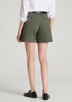 Stretch Commuter Chino Shorts for Tall Women