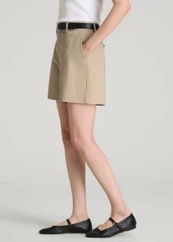 Stretch Commuter Chino Shorts for Tall Women