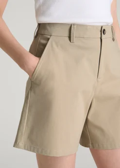 Stretch Commuter Chino Shorts for Tall Women