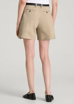 Stretch Commuter Chino Shorts for Tall Women