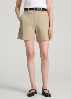 Stretch Commuter Chino Shorts for Tall Women