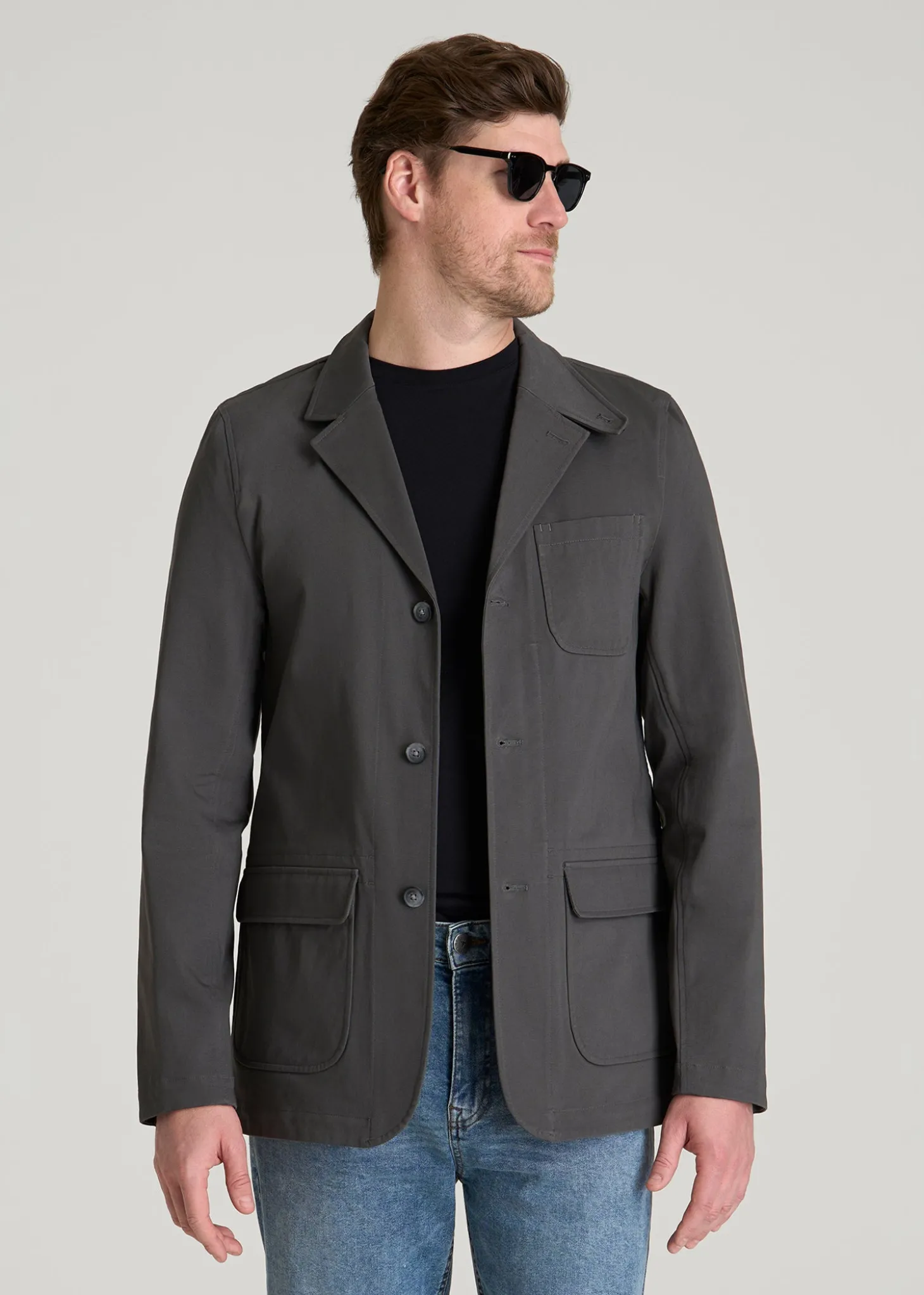 Stretch Commuter Chino Sport Coat for Tall Men
