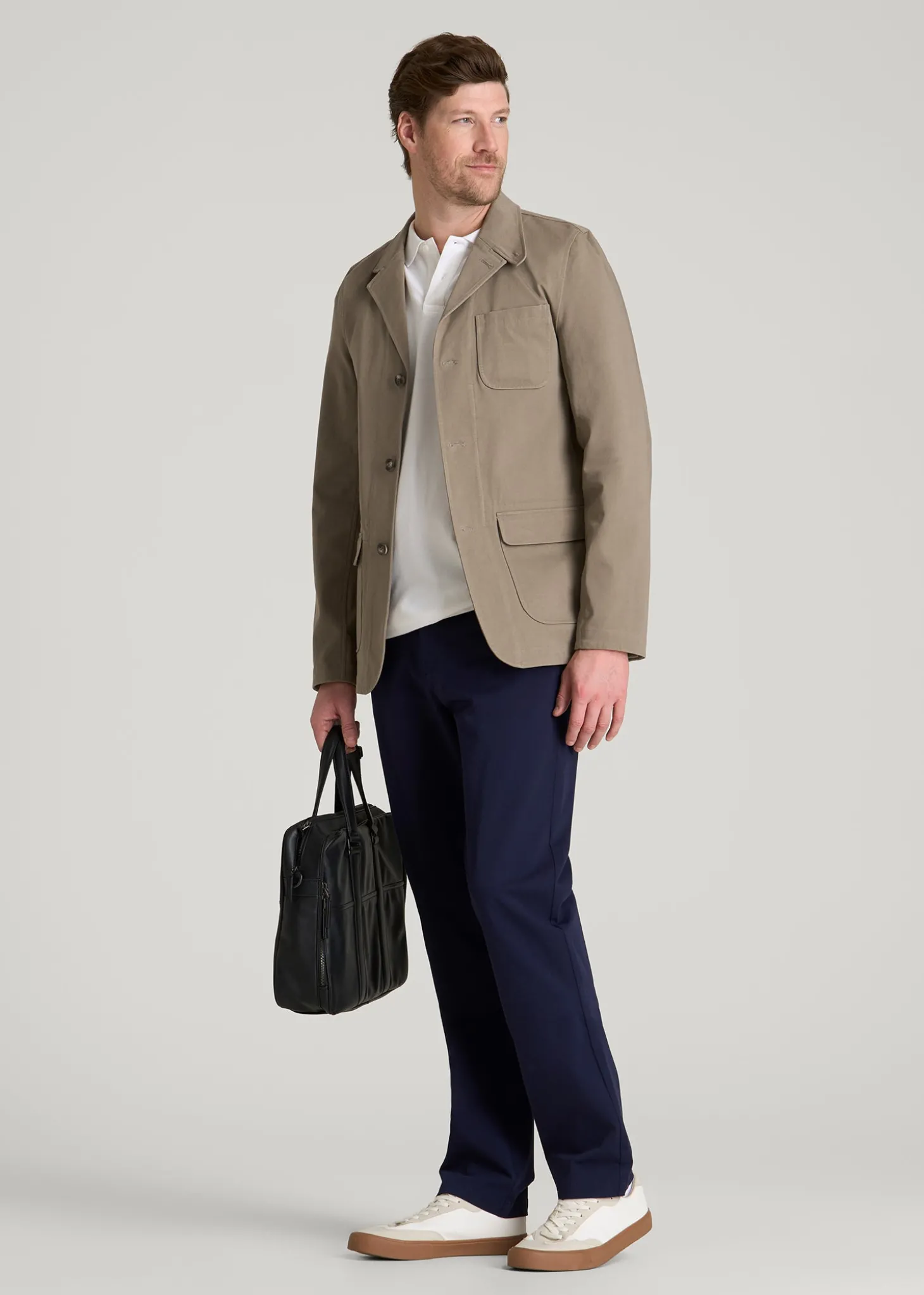 Stretch Commuter Chino Sport Coat for Tall Men