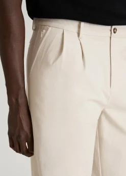Stretch Commuter Pleated Chino for Tall Men