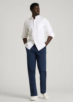 Stretch Commuter Pleated Chino for Tall Men