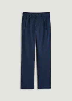 Stretch Commuter Pleated Chino for Tall Men