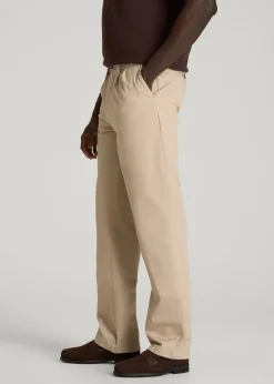 Stretch Commuter Pleated Chino for Tall Men