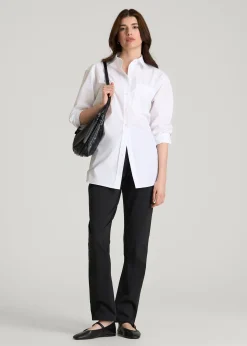 Stretch Commuter Tapered Fit Chino Pants for Tall Women