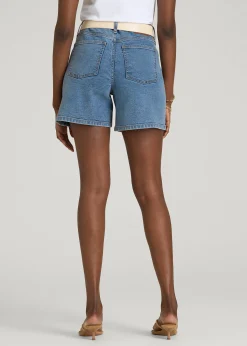 Stretch Denim Shorts for Tall Women
