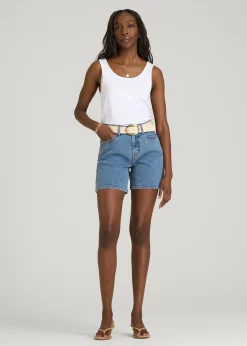 Stretch Denim Shorts for Tall Women