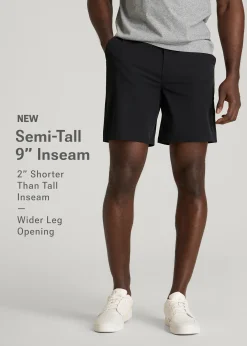 Stretch Hybrid Shorts for Tall Men