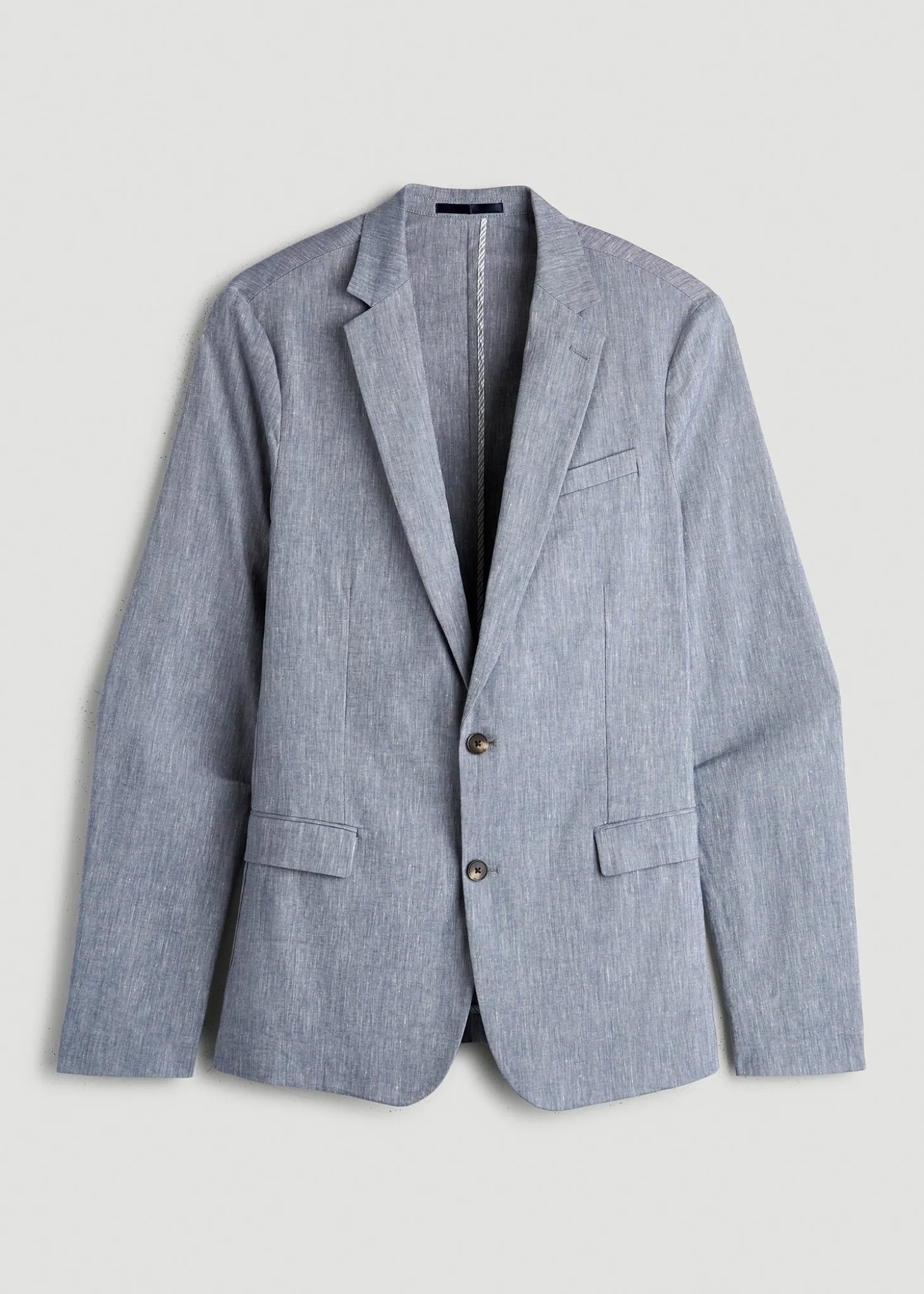 Stretch Linen Blazer for Tall Men
