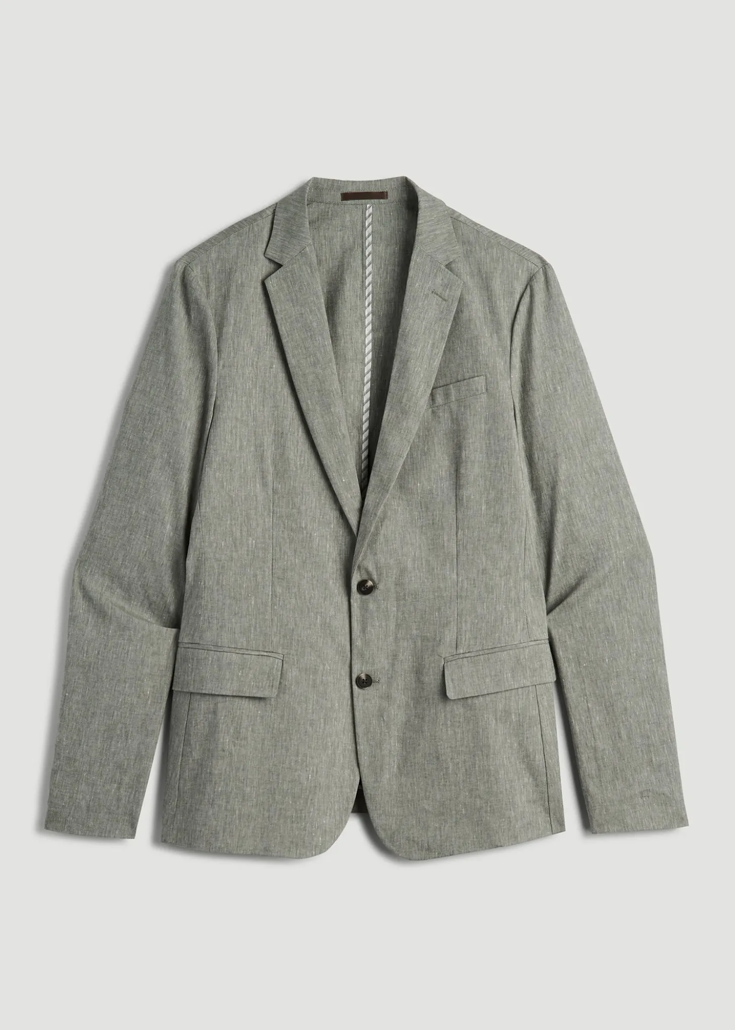 Stretch Linen Blazer for Tall Men