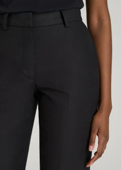 Stretch Linen Blend Dress Pants for Tall Women
