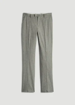 Stretch Linen Dress Pants for Tall Men
