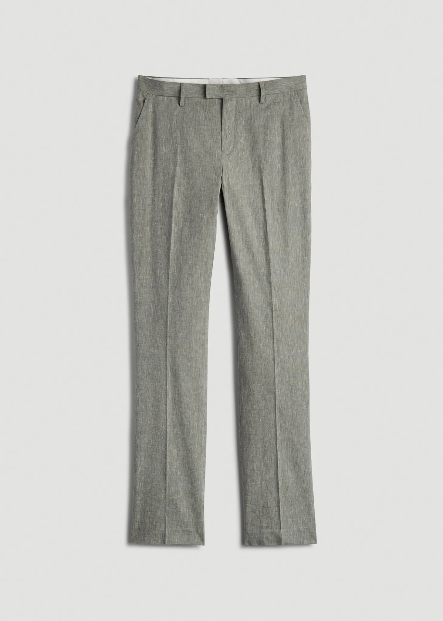 Stretch Linen Dress Pants for Tall Men